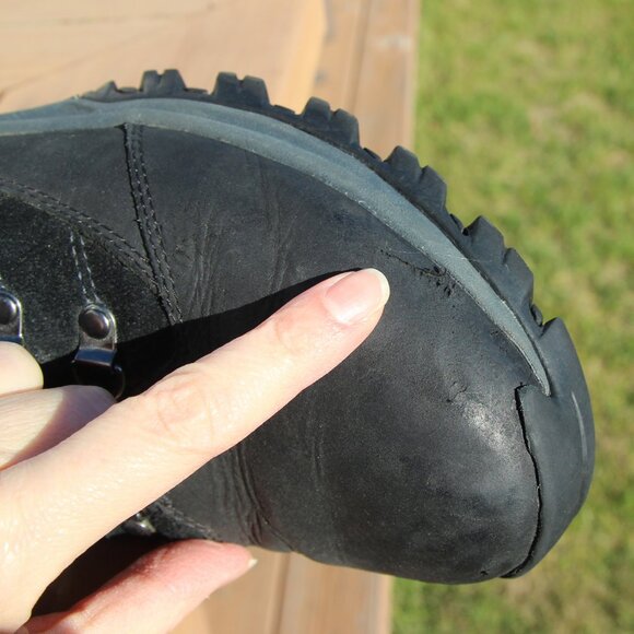 Timberland Black Hiking Boots Model 9811R Outdoor Shoes Men's Size 9.5 - Picture 7 of 16